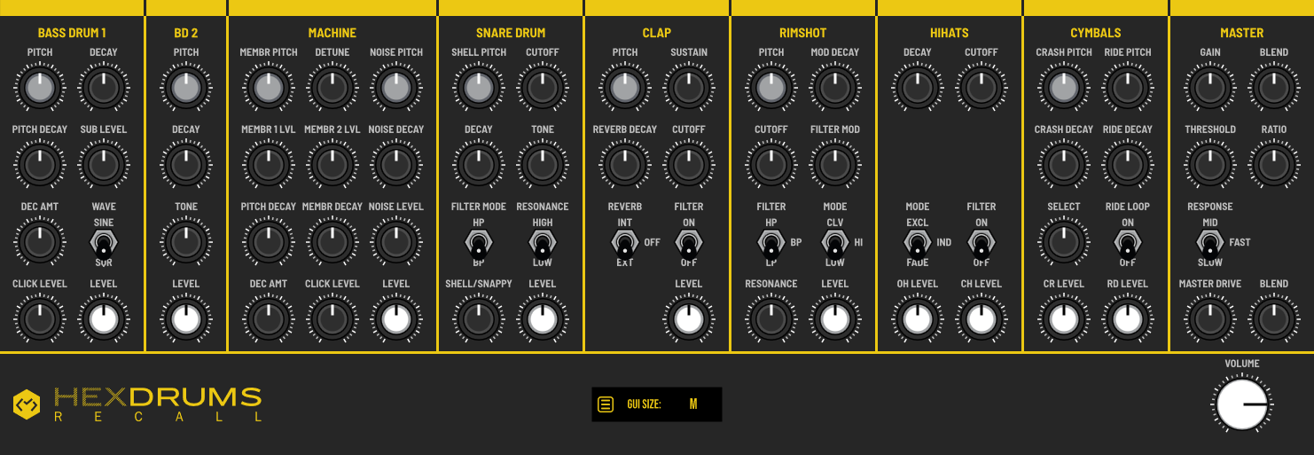 HexDrums Recall