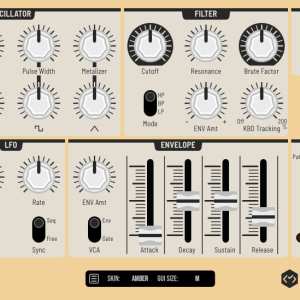 MicroBrute Recall Amber