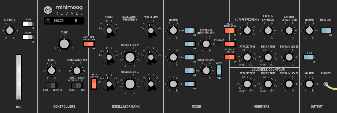 Minimoog Recall