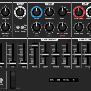 MiniBrute 2 Recall Noir